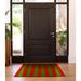 Matterly Colorstar Holiday 22 in. x 34 in. Machine Washable Indoor Door Mat Synthetics in Green/Red | 34 H x 22 W x 0.3 D in | Wayfair 62460023