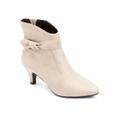 Wide Width Women's The Corrine Bootie by Comfortview in Oyster Pearl (Size 11 W)