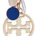 Tory Burch Accessories | Multi-Colored Metal Tory Burch Logo Key Fob | Color: Gold/Silver | Size: Os