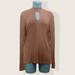 American Eagle Outfitters Tops | American Eagle Tunic Top Keyhole Mock Neck Size S | Color: Pink/Tan | Size: L