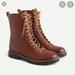 J. Crew Shoes | J. Crew Women’s Leather Lace Up Boots | Color: Brown | Size: 6