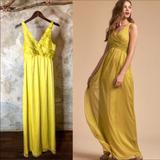 Anthropologie Dresses | Anthropologie Angie Dress In Yellow Mustard | Color: Yellow | Size: S