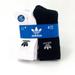 Adidas Accessories | Adidas Youth Original Trefoil Socks 6 Pack New | Color: Black/White | Size: 3y-9