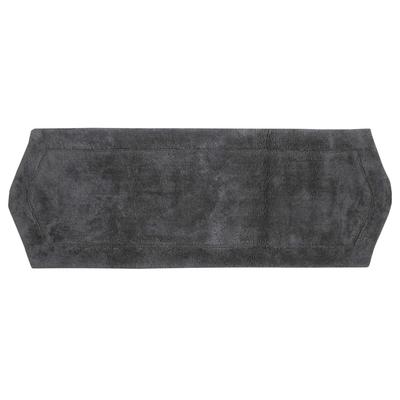 Waterford Bath Rug Collection by Home Weavers Inc in Grey (Size 22" X 60")