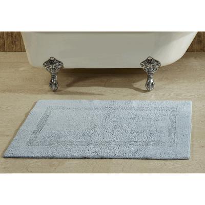 Lux Collections Bath Mat Rug 21" X 34" Rectangle by Better Trends in Blue