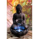 Meditating Buddha Fountain With LED
