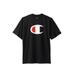 Men's Big & Tall Large Logo Tee by Champion® in Black (Size 5XLT)