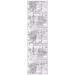 Gray/White 24 x 0.35 in Area Rug - Trent Austin Design® Willington Abstract Ivory/Dark & Light Gray Area Rug Polypropylene | Wayfair