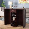 Red Barrel Studio® Swaraj Bar w/ Wine Storage Wood in Brown/Gray | 40.16 H x 17.87 D in | Wayfair ANDO2516 27547437