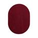 Red 24 x 0.5 in Area Rug - Latitude Run® Furnish My Place Burgundy Solid Color Rug Made In Usa Polypropylene | 24 W x 0.5 D in | Wayfair
