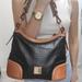 Dooney & Bourke Bags | Dooney & Bourke Ostrich Hobo With Crossbody Strap | Color: Black/Tan | Size: Os