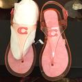 Coach Shoes | Natalee Jelly Water-Friendly Thong Sandals | Color: Pink | Size: 7