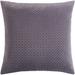 The Curated Nomad Sawyer Velvet Stitched 18-inch Throw Pillow with Poly or Down Fill