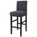 Stretch Bar Stool Covers for Counter Short Back Chair Covers