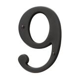 Baldwin Solid Brass Residential House Number 9