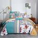 Bungalow Rose Berin Standard Cotton Reversible 3 Piece Quilt Set Polyester/Polyfill/Cotton in Blue/Red/White | Queen Quilt + 2 Shams | Wayfair