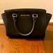 Michael Kors Bags | Michael Kors Selma Black Handbag | Color: Black/Gold | Size: Os