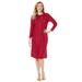 Plus Size Women's Cable Sweater Dress by Jessica London in Classic Red (Size 12)
