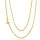 Alexander Castle 24" Solid 9ct Gold Chain Rolo Belcher Chain Necklace - 2.5mm - Yellow Gold Necklace for Women & Men - with Jewellery Gift Box