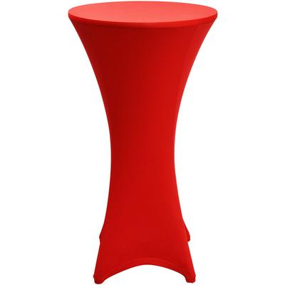 Stehtischhusse Stella Stretch Rot, 70cm ∅ - Beautissu