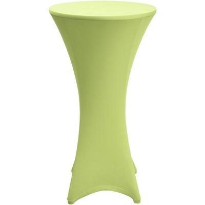 Beautissu Stehtischhusse Stella StretchHellgrün, 80cm ∅