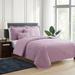 Clara Clark Bedspread Quilt Set - Grid Weave Pinsonic Lightweight Coverlet Set