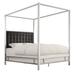 Solivita Full-size Canopy Chrome Metal Poster Bed by iNSPIRE Q Bold