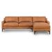 Poly and Bark Sorrento Sectional - Genuine Italian Leather