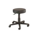 Global Industrial Height Adjustable Lab Stool Plastic/Metal in Brown/Gray | 27 H x 21 W x 21 D in | Wayfair 240152BK