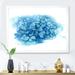 East Urban Home Turquoise Cloud Abstract - Floater Frame Painting on Canvas in Blue | 12 H x 20 W in | Wayfair F5CAC408A6114D3FB7F2E3F7BCEFCE6E
