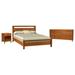 Copeland Furniture Mansfield Solid Wood Platform 3 Piece Bedroom Set Wood in Brown/Red | King | Wayfair