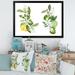 East Urban Home Bouquets of Blooming Lemon Tree Branches - Graphic Art on Canvas Metal in Green | 30 H x 40 W x 1.5 D in | Wayfair