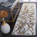 White/Yellow 24 x 2.56 in Area Rug - Steelside™ Cade Abstract Ivory/Gold Area Rug | 24 W x 2.56 D in | Wayfair 4CE1E9720D0843FCB7A66CC4B7A39518