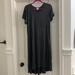 Lularoe Dresses | Lularoe Carly Dress Size Large | Color: Gray | Size: L