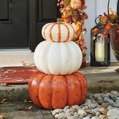 Harvest Pumpkin Stack - Grandin Road