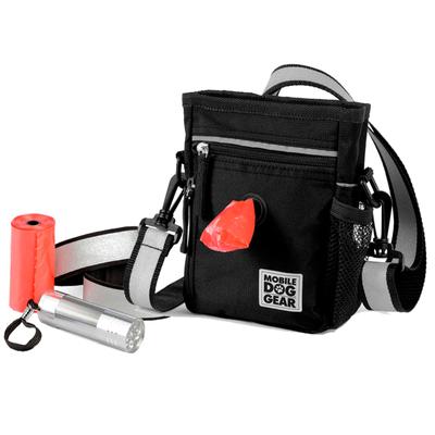 Mobile Dog Gear Black Day/Night Walking Bag, Count of 6