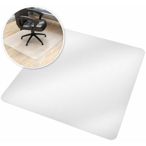 Bodenschutzmatte für Bürostühle - Bürostuhlunterlage, Bodenmatte, Schutzmatte - 120 x 130 cm - weiß