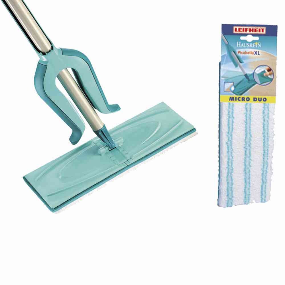 LEIFHEIT Piccobello Bodenwischer "Piccobello XL" mit "Micro Duo Pad" 33 cm Image