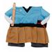 Funny Pet Dog Cat Samurai Clothes Upright Costume Cosplay for Party