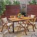 Concord Outdoor 7 Piece Acacia Wood Dining Set by Christopher Knight Home