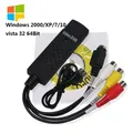 Easy CAP-Adaptateur de carte de capture vidéo USB 2.0 TV DVD VHS audio AV pour ordinateur