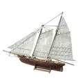 Kit de bateau de course pour yacht américain modèle en bois non assemblé construisez votre propre