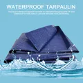 Couverture de bâche de camping imperméable tente simple tente robuste feuille de sol 4 TANG