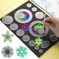 Ensemble d'engrenages et roues de spirographe pour enfants kit de jouets de peinture à emboîtement