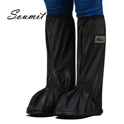Soumit-Couvre-chaussures de pluie imperméables pour hommes et femmes couvre-chaussures