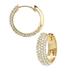 Kate Spade Jewelry | Kate Spade Candy Drops Crystal Huggie Hoop Earrings In Light Green & Gold | Color: Gold/Green | Size: Os
