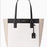 Kate Spade Bags | Kate Spade Laptop Tote Bag | Color: Black/White | Size: Os