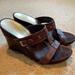 Nine West Shoes | Nine West Sandals Abamo Brown 10m Great Condition! | Color: Brown | Size: 10