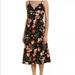 Anthropologie Dresses | Foxiedox Floral Midi Dress | Color: Tan | Size: S