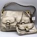 Coach Bags | Coach Poppy Whipstitch Metallic Hippie 19014 B4/Pl | Color: Gold/Silver | Size: 13x9.5x2